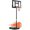 Black-10, variant on Simenmax Portable Basketball Hoop, Adjustable Height 5.08–8.53 FT, Outdoor Sturdy System with Shatterproof Backboard, Absorbing Rim for Backyard, Driveway, or Street Courts,White