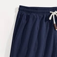 thumbnail image 5 of Ymyiu Men's Short Shorts Men Casual Shorts Stretch Golf Shorts with Pockets Flat Front Back Elastic Waistband Moisture Wicking Comfy Size XL(Navy, XL), 5 of 9