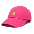thumbnail image 4 of DALIX Pineapple Dad Hat Cotton Twill Baseball Cap Premium Stitched Hot Pink, 4 of 5