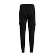 thumbnail image 6 of Seyurigaoka Solid Color High Waist Ankle Banded Pants with Drawstring/Pockets, 6 of 10