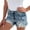 *1-Blue, variant on Women's High Waist Distressed Denim Shorts,Ripped Frayed Hem Jean Shorts For Women,Ladies Summer Stretchy Fashion Shorts with Pockets,Blue,S-2XL