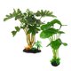 thumbnail image 4 of 2 plantas de acuario realistas: hojas de loto artificiales, decoración de peceras, plantas acuáticas verdes de plástico, accesorios para acuarios de reptiles., 4 of 8