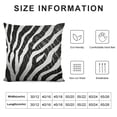 thumbnail image 5 of BANET SGI Pillowcase Size &amp; Egyptian Thread Count Pillowcase Zebra Print, Long Staple &amp; Breathable, Easy to wash 22x22in, 5 of 5