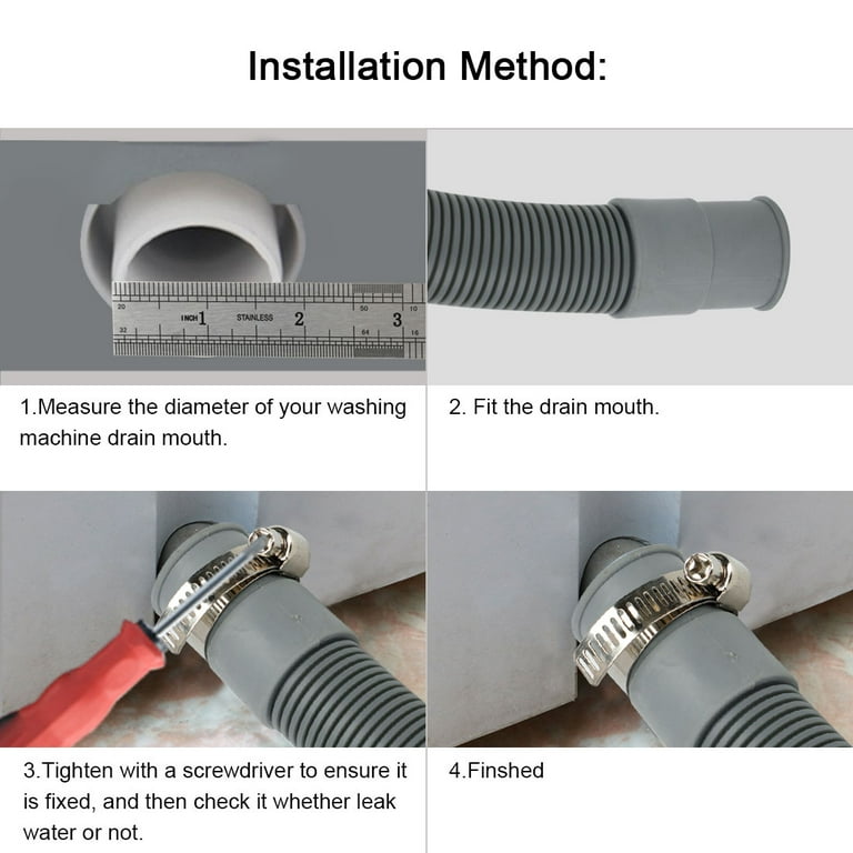 Washer drain hose outlet