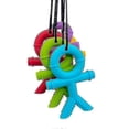 thumbnail image 3 of Collar con forma de hombre masticable para niños y adultos, juguete sensorial para la dentición con autismo, TDAH, mordedor, color verde, 3 of 4
