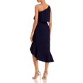 thumbnail image 2 of Aqua Womens Crepe One Shoulder Cocktail and Party Dress, 2 of 2