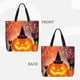 thumbnail image 2 of Easygdp Halloween Bolsa Tote para Mujer, Bolso de Hombro para Trabajo, Playa, Viajes, Compras y Supermercado, 2 of 7