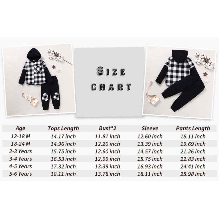 Younger Tree Toddler Boy Plaid Hoodie Shirt & Pants Set photo 8