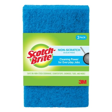 Scotch-Brite Non-Scratch Scour Pads, 3 Pads Total