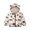 White, variant on Girls Hooded Jackets Coat Zipper Cartoon Print Winter Windproof Coats Outwear Kids Size 6-12 Months