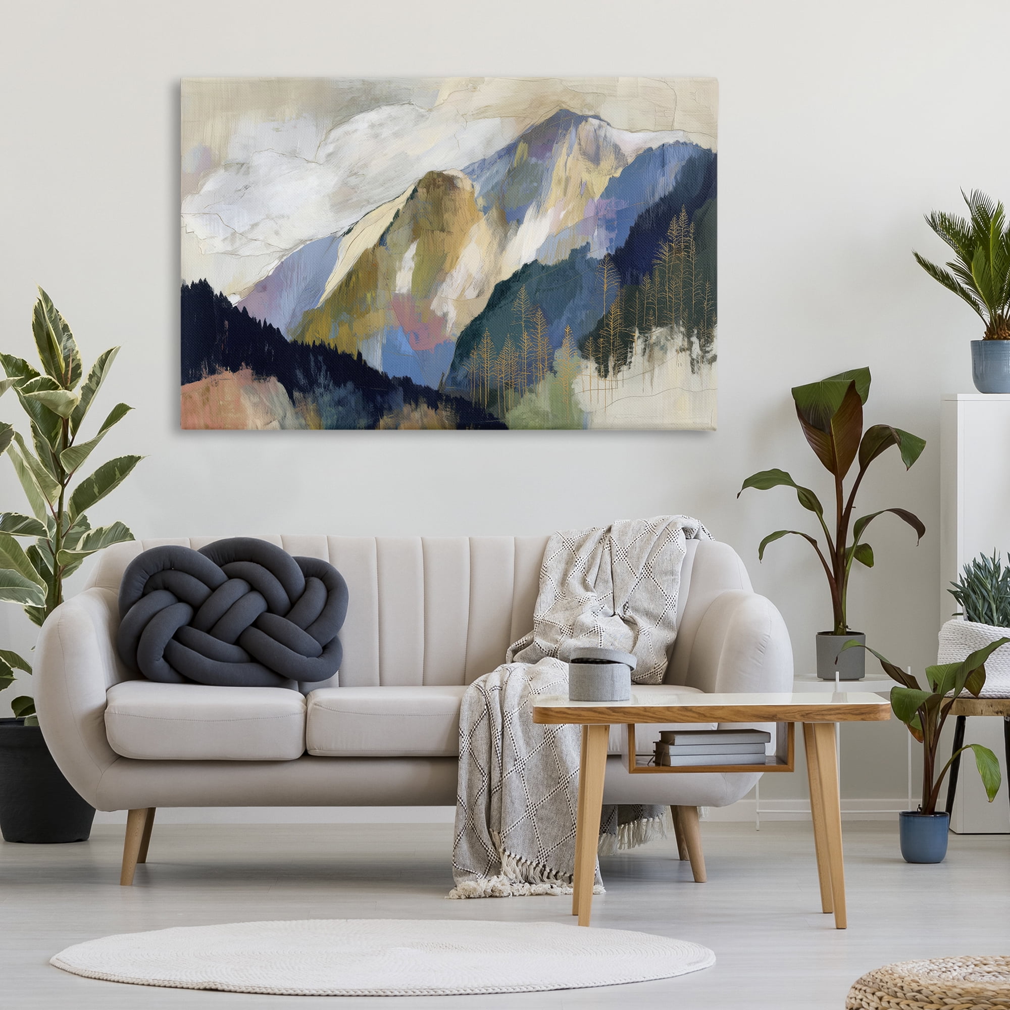 Stupell Industries Mountain Forest Landscape Canvas Wall Art, design by Chromatic Storm Studio