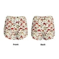 thumbnail image 6 of Uemuo Cartoon Mushrooms Pattern Women's Athletic Shorts High Waisted Running Shorts with Liner Pockets Gym Elastic Workout Shorts-Small, 6 of 9