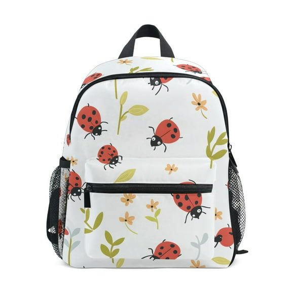 ALAZA Ladybugs Flowers School Backpack Small Bookbag Mini Bags