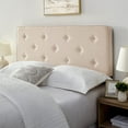 thumbnail image 4 of ZXNYH Maxwell Tufted Upholstered Headboard, Light Grey, Full, 4 of 8