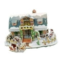 thumbnail image 1 of Decoración de casas de Navidad DIY CUTICAT manualidades recuerdo de fiesta interior al aire libre 3D L Casa de nieve, 1 of 8