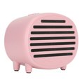 thumbnail image 2 of Altavoz Bluetooth retro con forma de macarrón rosa para disfrutar de una experiencia de audio mejorada con música inalámbrica portátil, 2 of 8