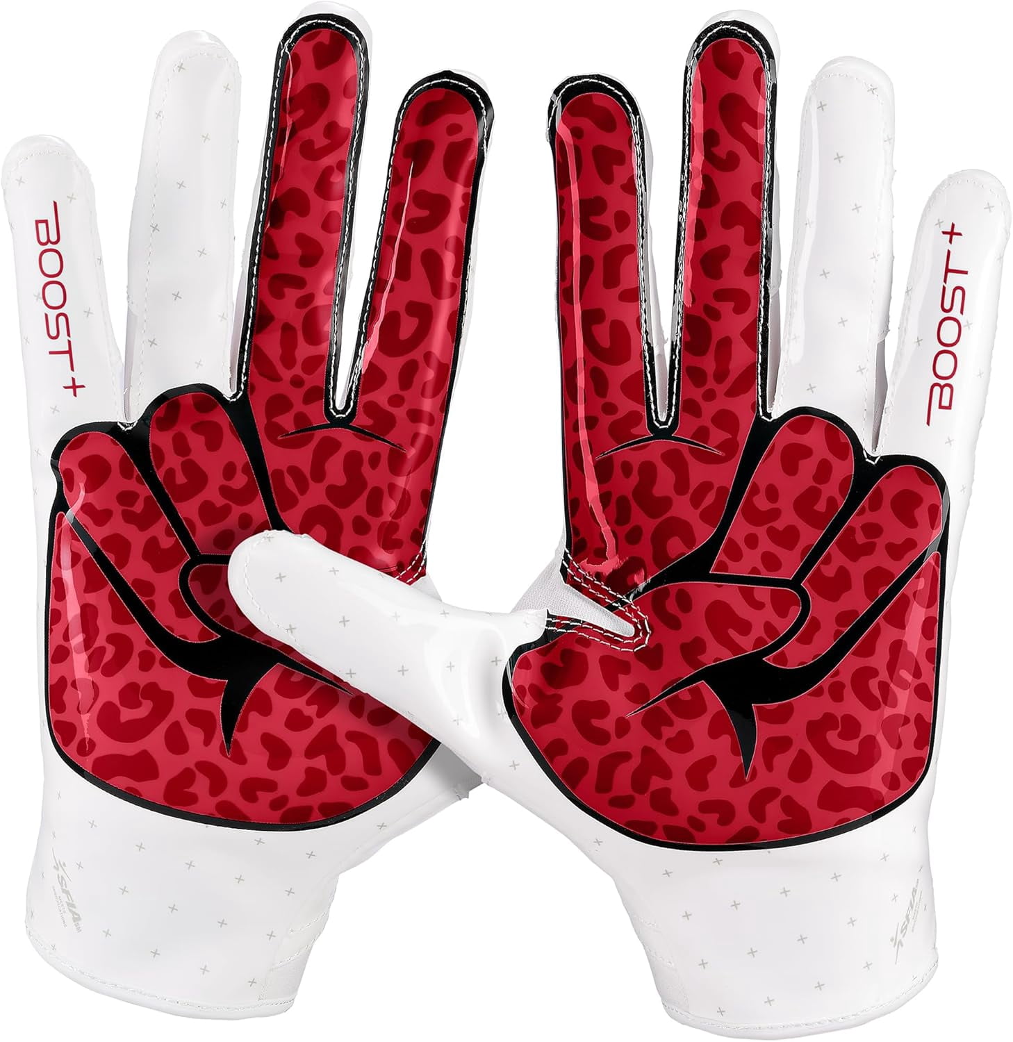 Football Gloves Peace Stealth 6.0 Boost Plus Technology Men's Receiver Gloves - Adult and Youth Sizes