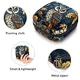 thumbnail image 3 of Owl Pad Bag Period Pouch Travel Pouch Women Small Stationary Pouch with Zipper Compartments for Sanitary Napkins, 3 of 6