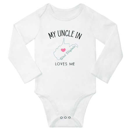 

My Uncle In West Virginia Loves Me Baby Long Romper Clothing 12-18 Months