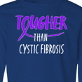 thumbnail image 4 of Inktastic Tougher than Cystic Fibrosis Long Sleeve Youth T-Shirt, 4 of 5