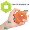 thumbnail image 3 of Ettsollp Portable Hand Grip Trainer Silicone Hand Grip Ring Compact Size Lightweight Portable Forearm Hand Grip Strengthener Wrist Muscle Trainer, 3 of 8