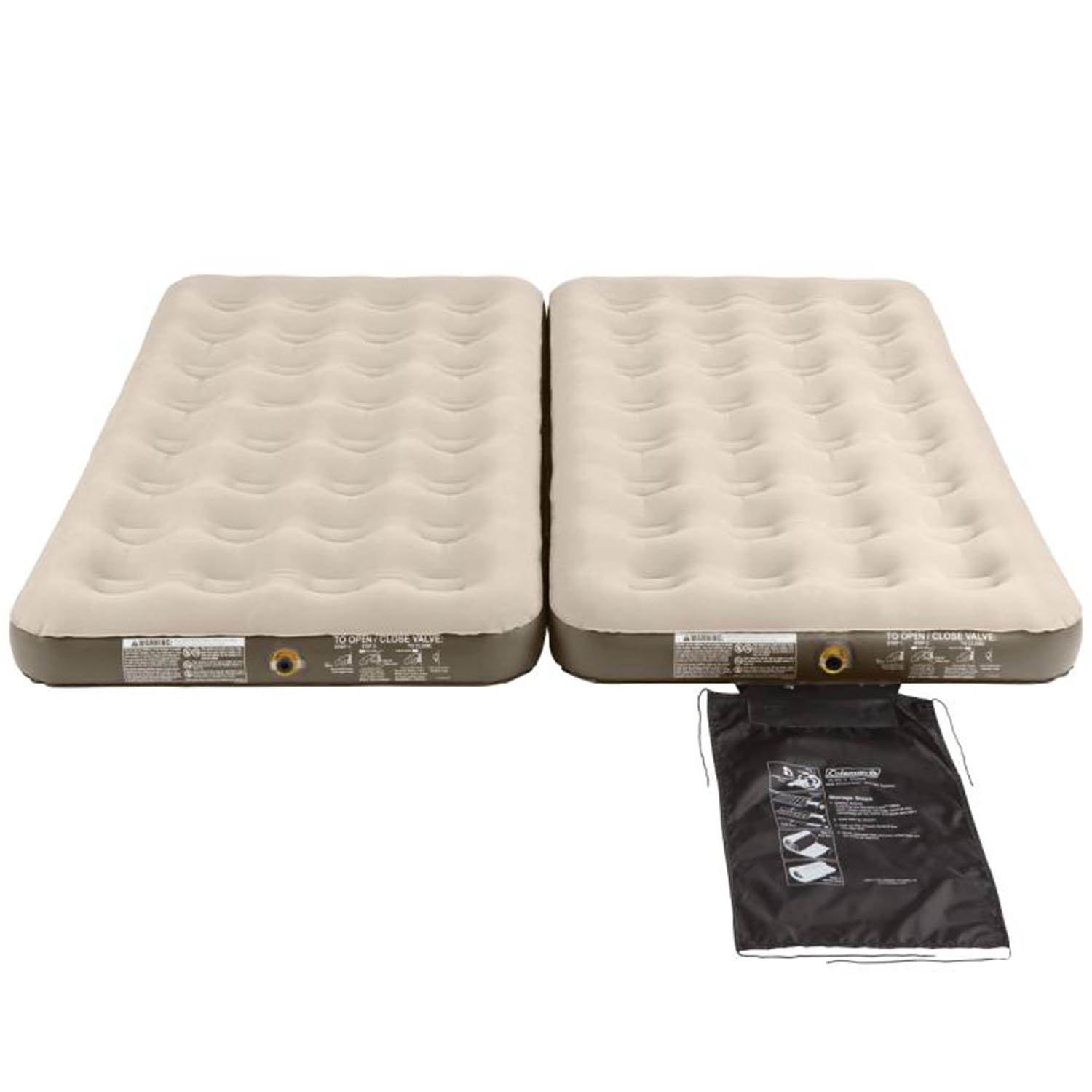 Coleman EasyStay Plus Single-High 4-in-1 Convertible Twin Air Mattress Ideal for Camping and Home Use