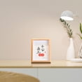 thumbnail image 1 of Desktop Decoration Picture Frame Decorative Poster Photo Frame for Bookshelf White and Wood Color, 1 of 8