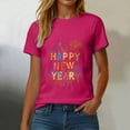 thumbnail image 5 of felwors Happy New Year Shirt for Women 2026 New Years Eve T-Shirt Countdown Fireworks Holiday Party Tops(Hot Pink, XL), 5 of 8