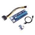 thumbnail image 2 of PCI-E Riser Board USB 3.0 PCI-E Extender Board GPU 1x a 16x Placa adaptadora con interfaz de 6 pines Sweethay EL001376-00, 2 of 2