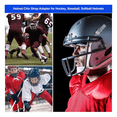 thumbnail image 3 of 61 Pcs Football Helmet Repair Kit Portable J Clips Visor Clips Rubber Gasket Screw Nuts Helmet Replacement Parts, 3 of 5