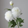 thumbnail image 5 of Artificial Flowers,Artificial Peony And White Flowers Arrangement for Home And Hotel Table Decor, 5 of 9
