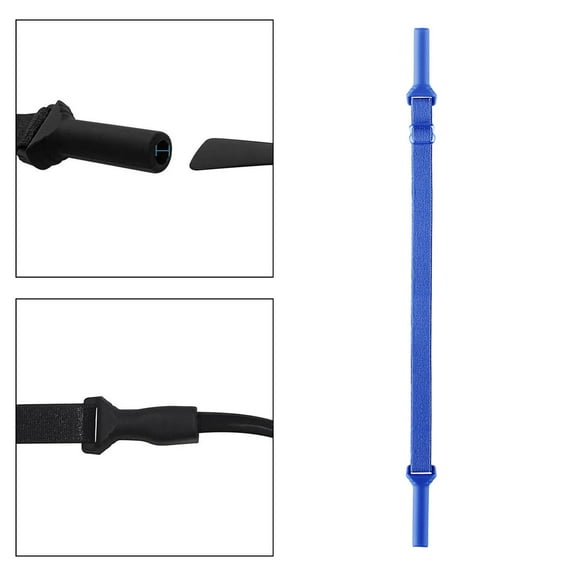 Sunglasses Strap Glasses Cord Lanyard Eyewear Lanyard Eye Glasses Holders Around Neck for Women Skiing Fishing Hiking Sports Blue