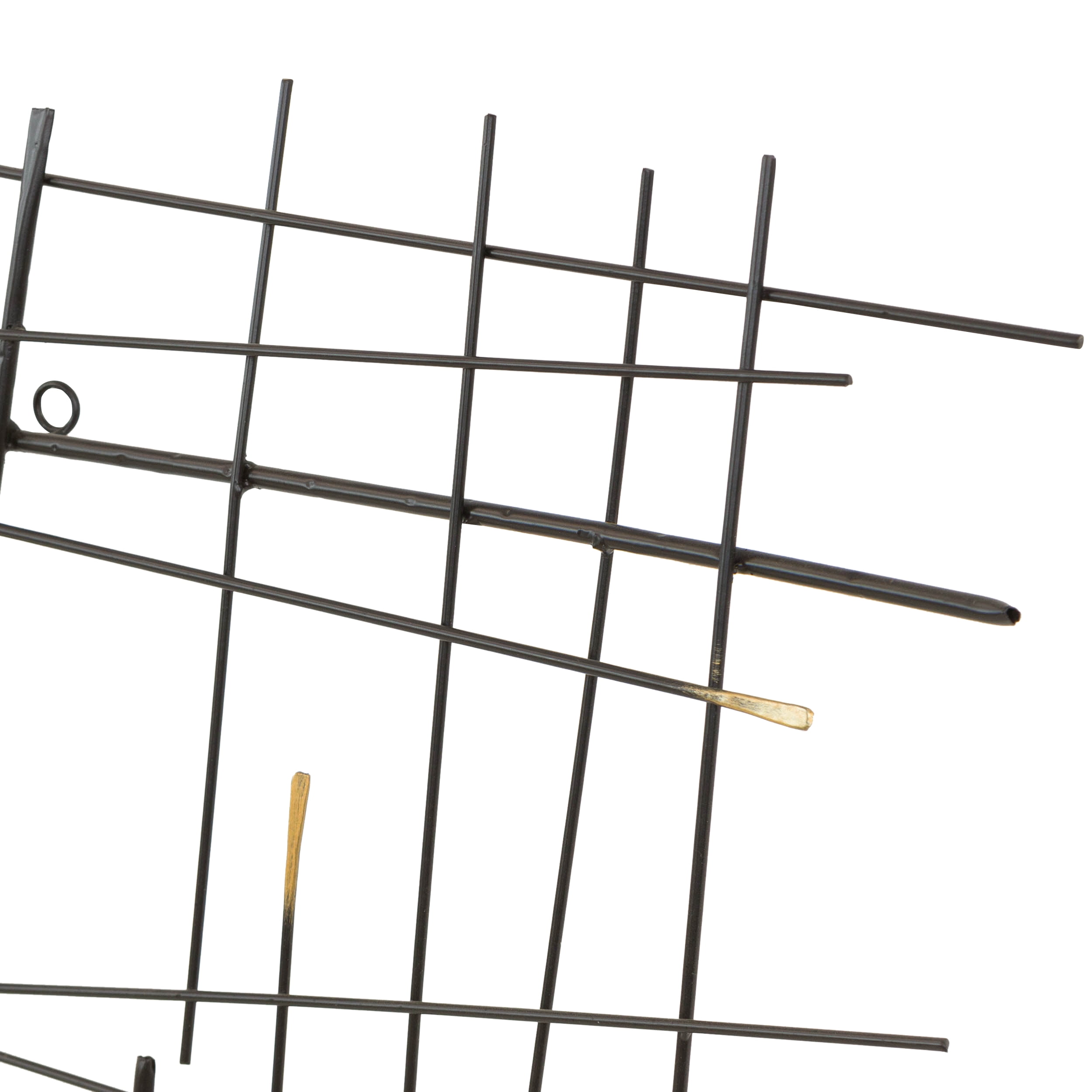 Aspire Home Accents 7234 Arden Modern Metal Wall Decor, Black