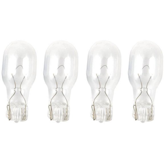 Moonrays 95527 Wedge Base Outdoor Lighting Bulbs with 150 Lumens (Clear, 11 Watts, Low Voltage, 4 Per Pack)
