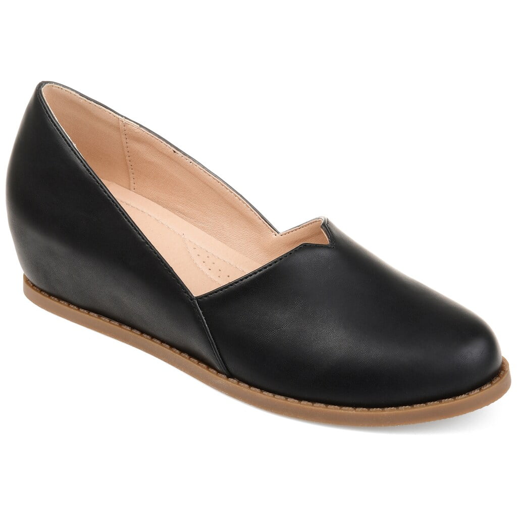 Journee Collection Val Women's Wedge Loafers Black