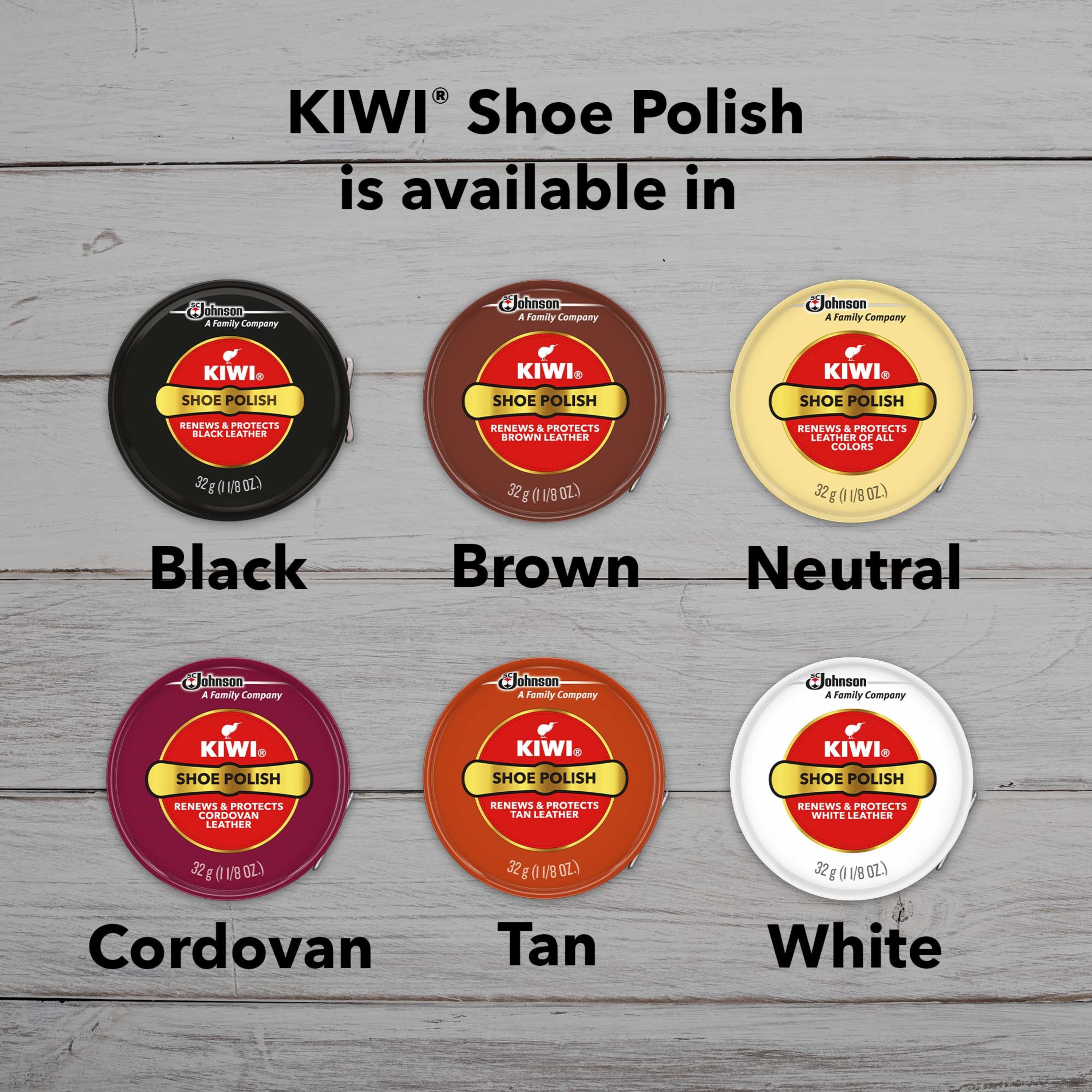 KIWI Shoe Polish, Black, 2.5 oz (1 Metal Tin) - image 3 of 9