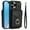 black, variant on For iPhone 16 Pro Max Case Premium PU Leather Accordion Folding Wallet &Card Holder With RFID Shielding Material Phone Case ，with Adjustable Ring Holder And Wristband,black,For iPhone 16 Pro Max