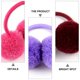 thumbnail image 4 of 14pcs Children Plush Ball Hair Band Elastic Lovely Hair Ring Hair Accessories, 4 of 4
