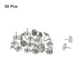 thumbnail image 3 of Uxcell Flat Head Decorative Upholstery Tacks Furniture Nails for Home Silver 30Pcs, 3 of 6