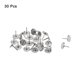 thumbnail image 3 of Clavos decorativos de cabeza plana Uxcell para tapicería de muebles para el hogar, plata, 30 piezas, 3 of 6
