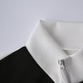 thumbnail image 4 of Abomasnow Quarter Zipper Shirts for Men Summer Short Sleeve Mock Neck Golf Shirts Lightweight Color Blocking Moisture Wicking Workout Shirts, 4 of 9