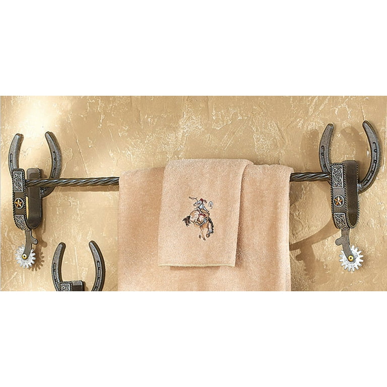 Rustic Spur Bathroom Towel Bar Rustic Spur Bathroom Towel Bar