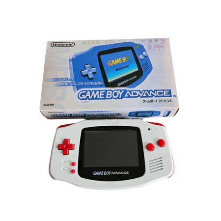Nintendo Game Boy Advance Console - Red/White - Classic Super Mario Bros. Edition - New Custom Built & Upgraded