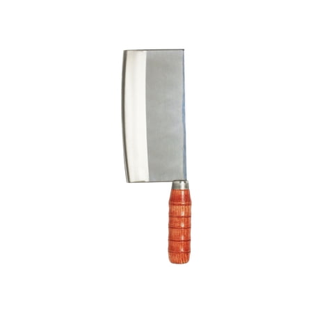 TrueCraftware- 7" Stainless Steel Kimli King Knife with Wooden Handle- Meat Chopper for Butcher Slicing Vegetables Butcher Chopper Kitchen Knife for Home Kitchen and Restaurant