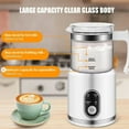 thumbnail image 3 of VUEYAA Milk Frother and Steamer,4-in-1 Milk Frother with LED Touch Screen,Milk Warmer 17oz for Lattes, Cappuccinos, and Macchiatos (Upgraded ), 3 of 7
