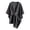 Dark Gray-z81qF, variant on Women Knitted Shawl Cardigan Cape Wool Shoulder Wrap for Fall Winter