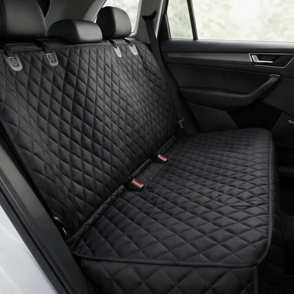 RIONIMA Dog Car Seat Cover&Protector,Pet Back Seat Cover for Cars&Suvs,54",Fits Compact Suvs,Evs&Sedans; Protects Rear Bench and Car Interior from Pet Hair,Kid Spills,Baby Boy Messes,And Stains.