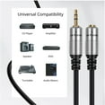thumbnail image 5 of AUX Headphone 3.5mm Extension Cable (15 Feet) - Male to Female Extender Audio Auxiliary Jack Adapter Wire Cord Plug Connector for iPhone iPod iPad, Smartphone Tablet, Home Car Speaker System, 5 of 6