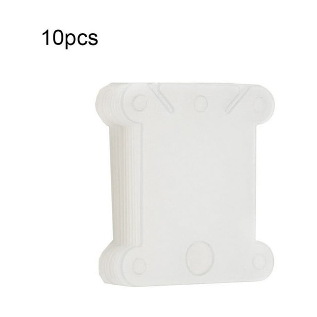 Bobines de Fil Dentaire, Bobine de Fil, Enrouleur de Fil Multifonctionnel, Broderie Stitch, Rangement d'Accessoires DIY, Transparent, 10 Pcs