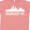 thumbnail image 4 of Inktastic Milwaukee Wisconsin Skyline Wi Cities Boys or Girls Toddler T-Shirt, 4 of 5